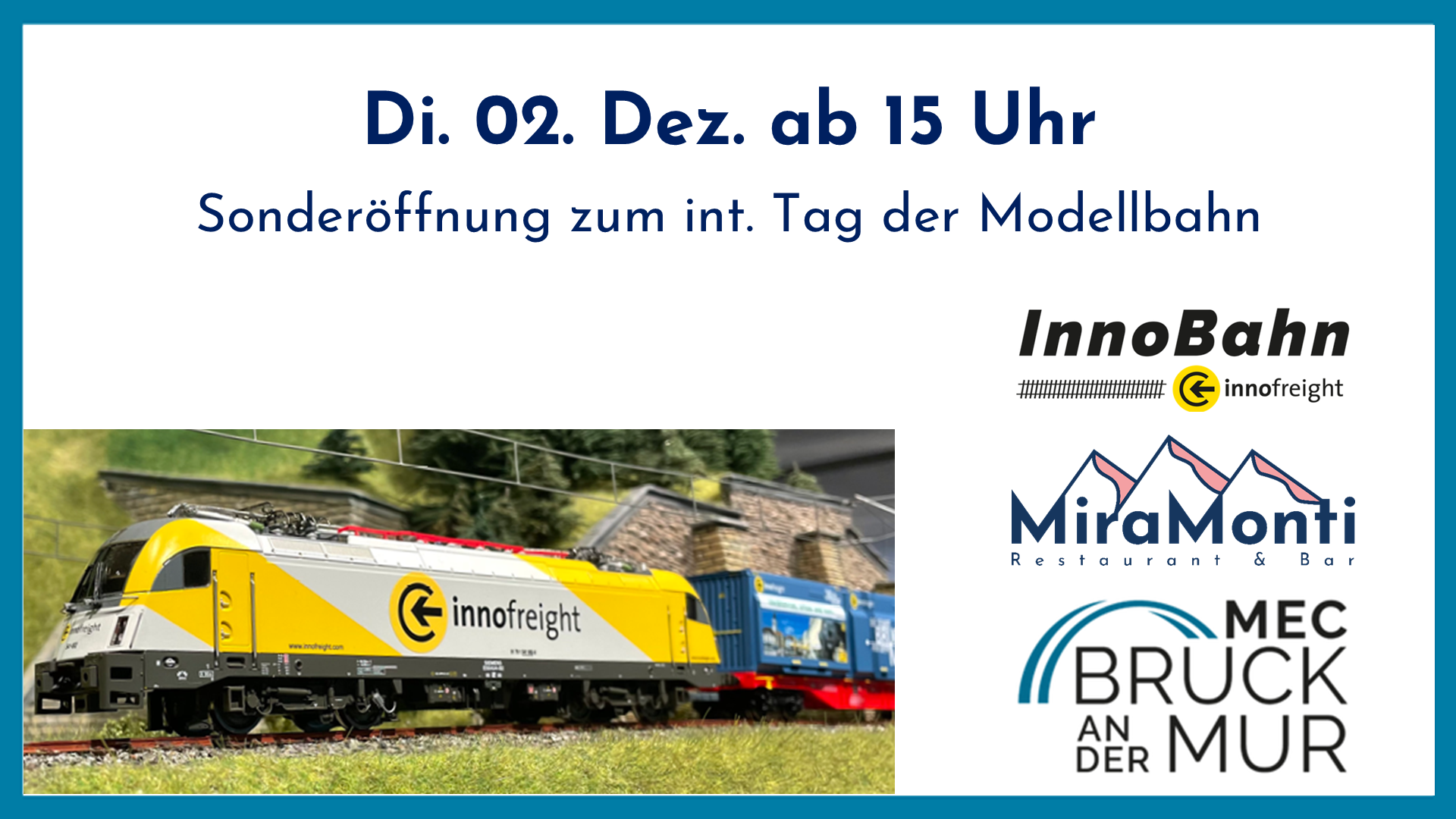Sonderöffnug zum Tag der Modelleisenbahn